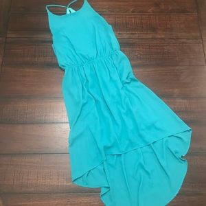 High-low Dress Keyhole Back